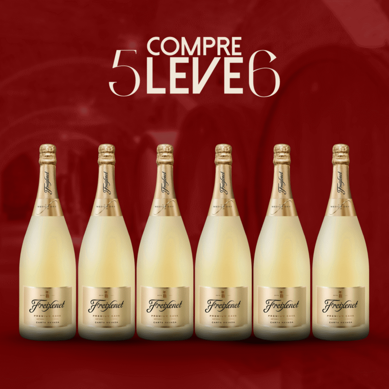 Kit Cava Freixenet Carta Nevada 750ml - Promoção compre 5 leve 6