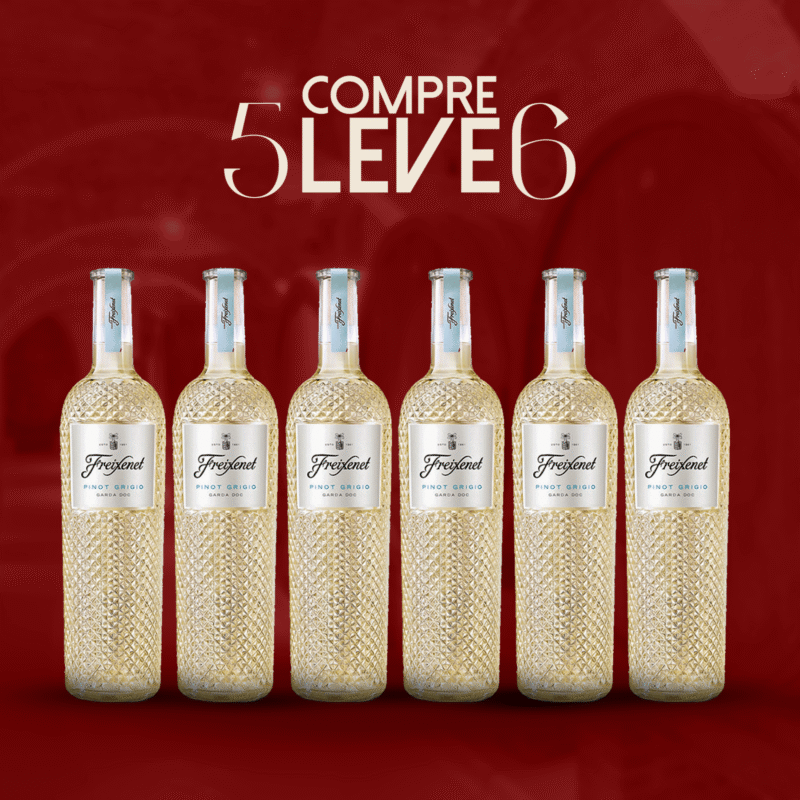 Kit Vinho Freixenet Pinot Grigio 750ml - Promoção compre 5 leve 6